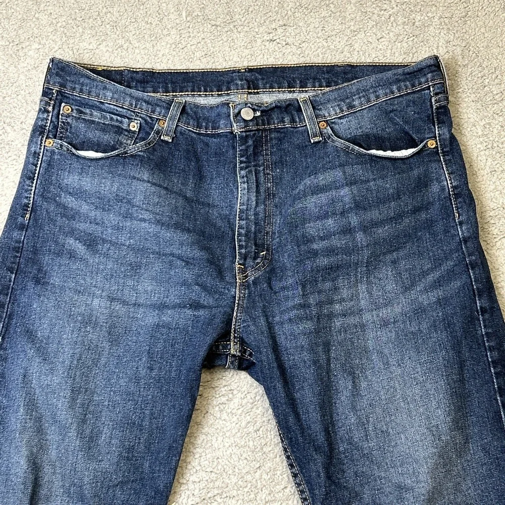 Levi's 505 Regular Fit Straight Jeans Men's Size W 40 X L 30 Blue Denim 5-Pocket